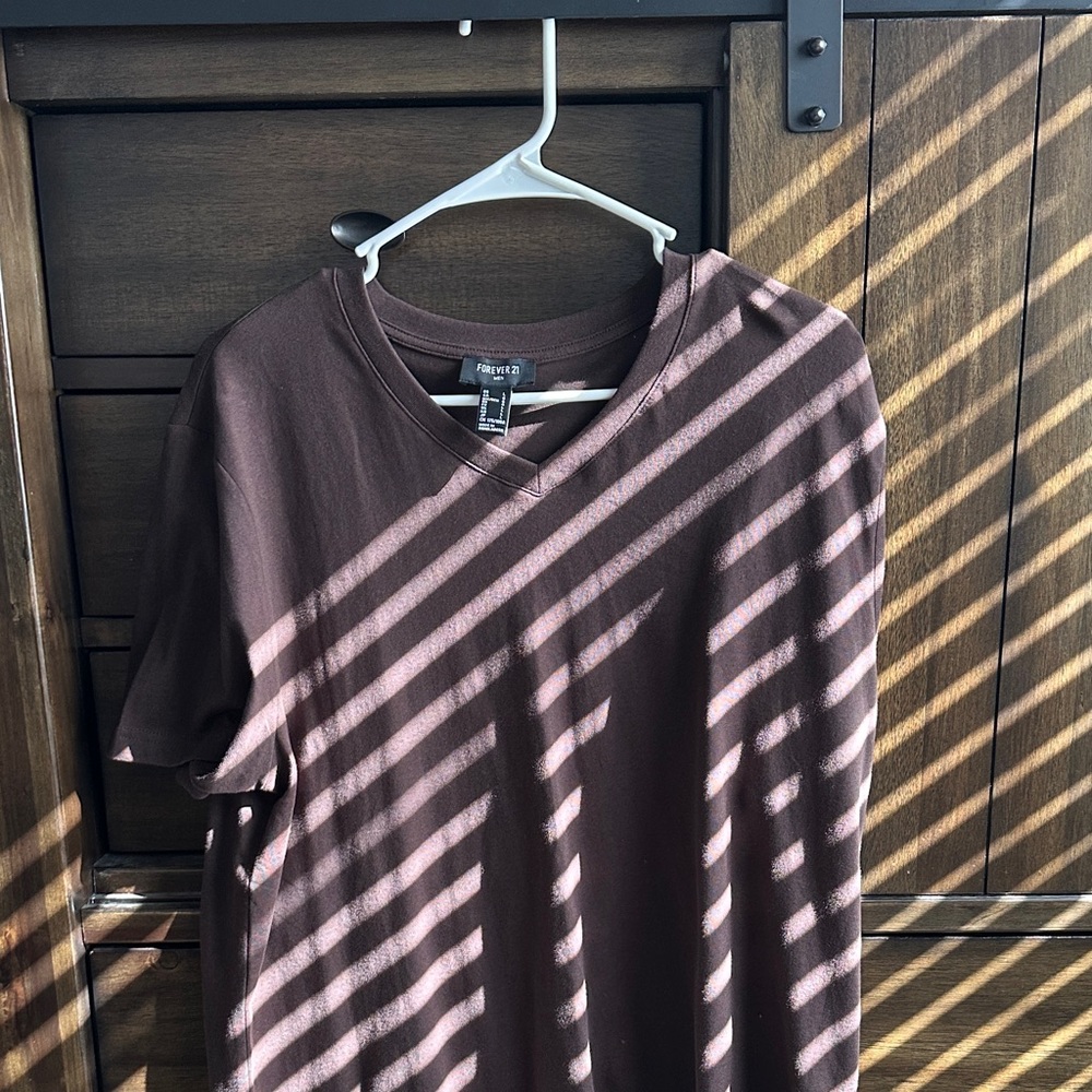 Forever 21 Men's Chocolate Brown Tee